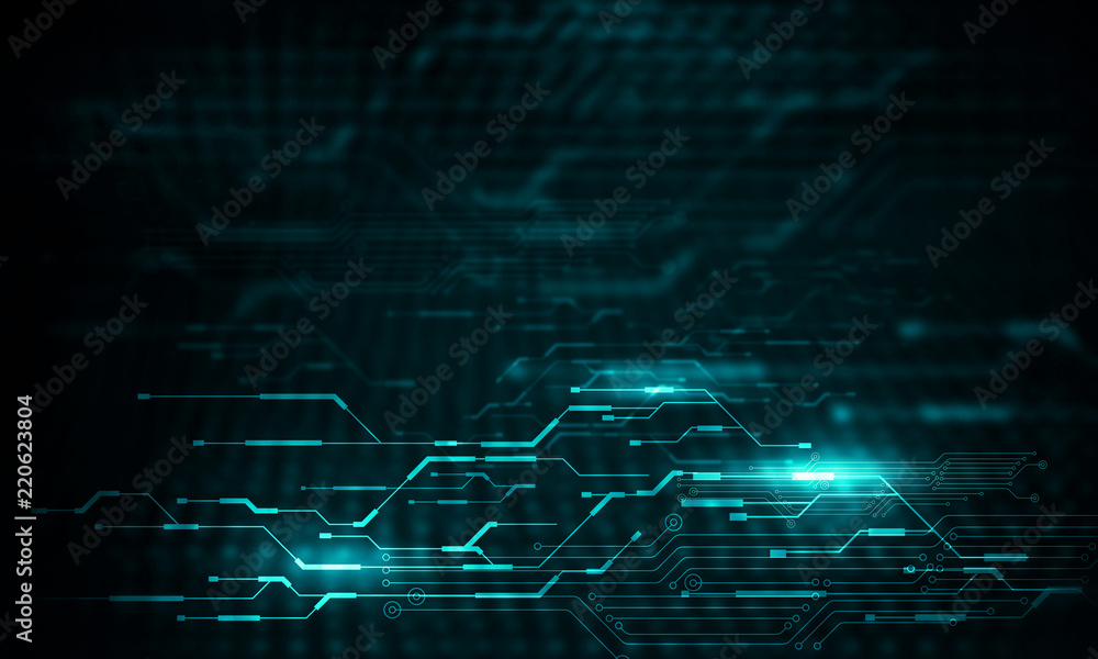 Circuit chip concept background Circuit chip concept background