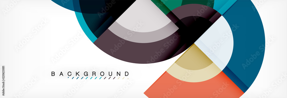 Vector circle abstract background Vector circle abstract background