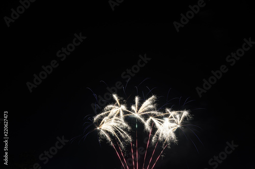 Fireworks With Black Background