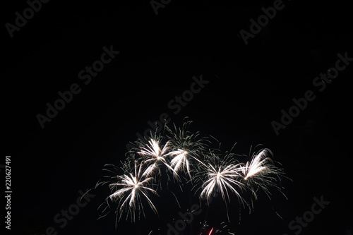 Fireworks With Black Background