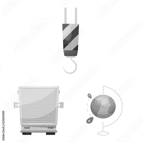 Vector design of goods and cargo icon. Collection of goods and warehouse stock vector illustration.