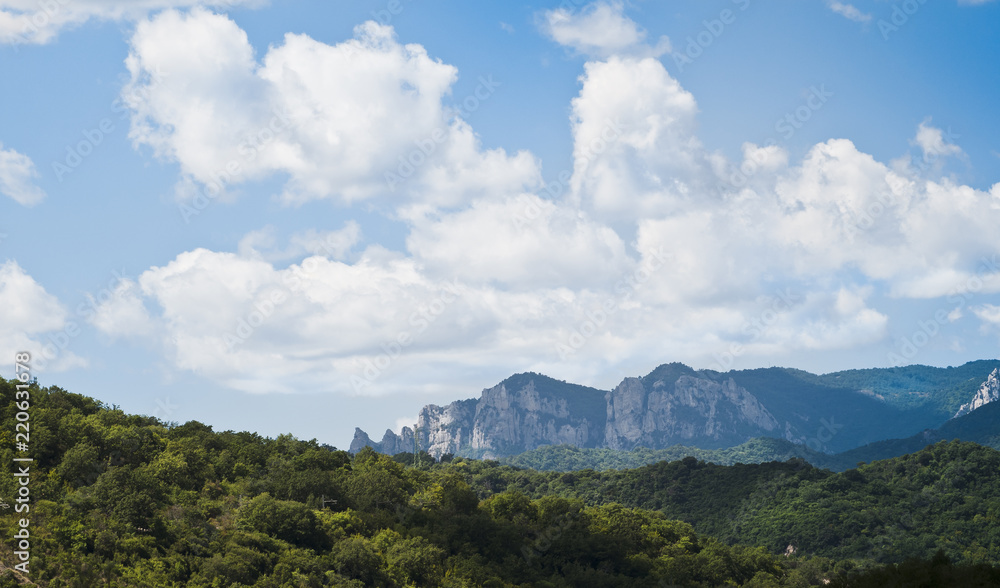 Fototapeta premium Veduta delle Dolomiti Lucane