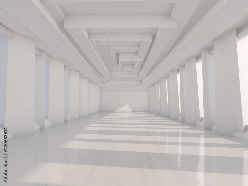 Abstract modern architecture background. 3D rendering Abstract modern architecture background. 3D rendering