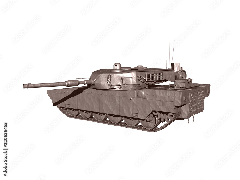 Panzer mit Geschützturm