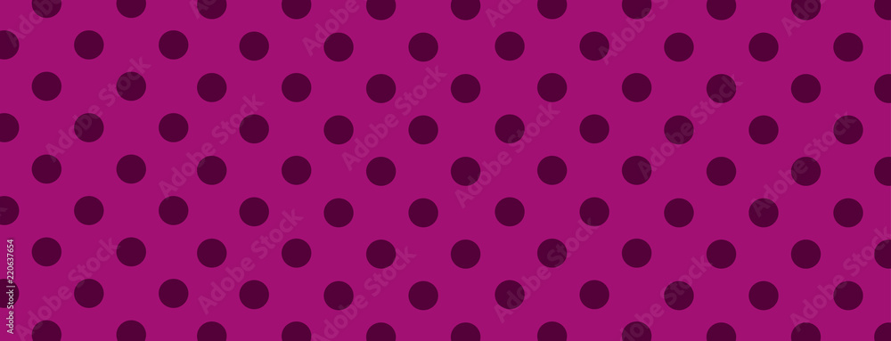Magenta Polka Dot Background