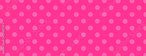 Pink Polka Dot Background