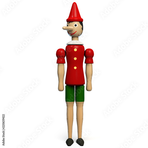 Pinocchio Wooden Doll Chara...
