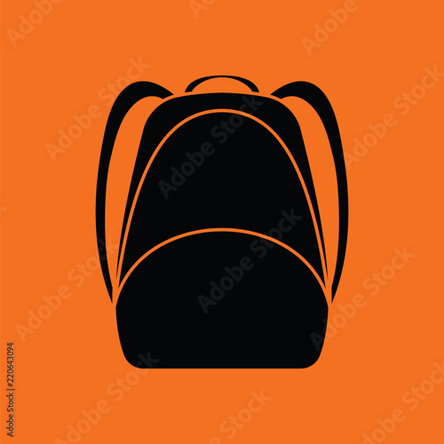 School rucksack  icon