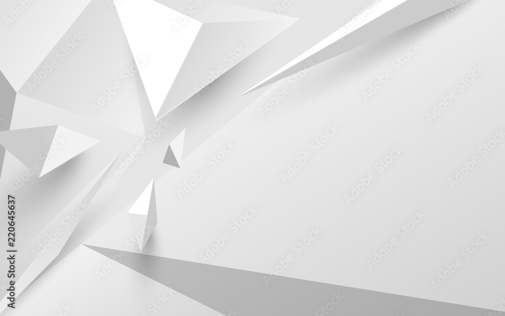 Abstract white 3d polygonal background. Vector illustration Abstract white 3d polygonal background. Vector illustration