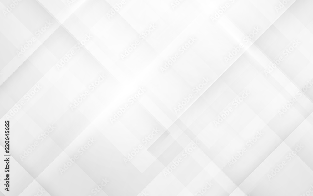 Abstract white square shape with futuristic concept background - obrazy, fototapety, plakaty 