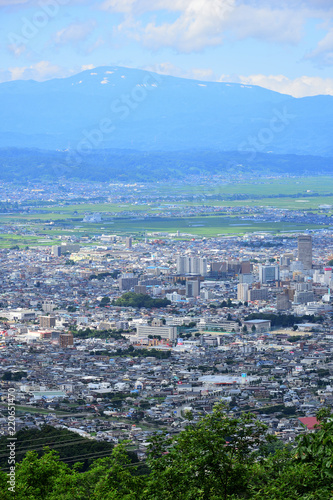山形県　西蔵王公園より山形市を望む   © rujin