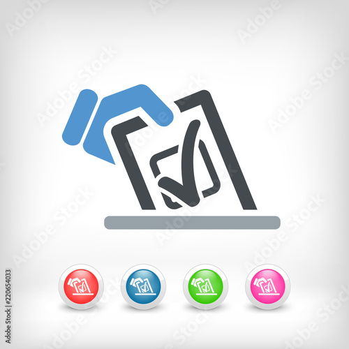 Vote concept icon