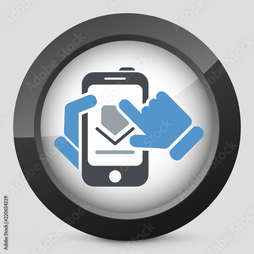 Download smartphone icon