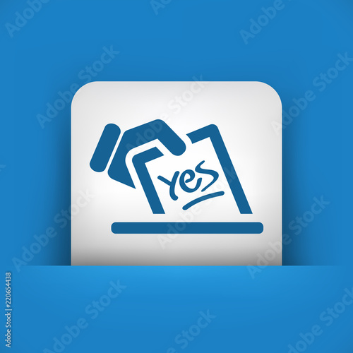 Vote concept icon