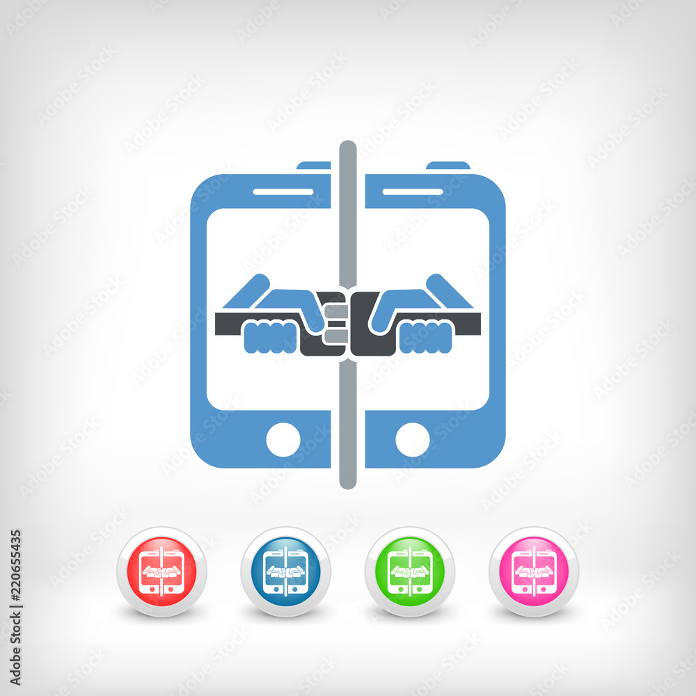 Devices connection concept Devices connection concept