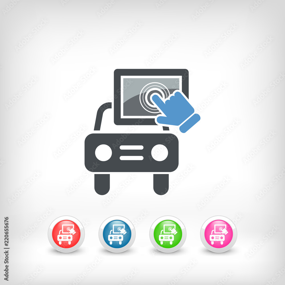 Touchscreen car device Touchscreen car device
