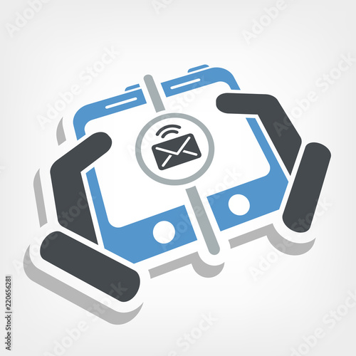 Mail sending icon