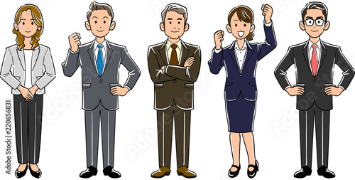 ビジネスのチーム　男女

