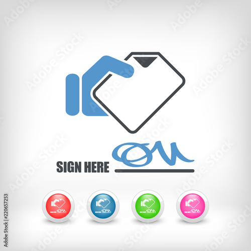 Signing up for receipt document