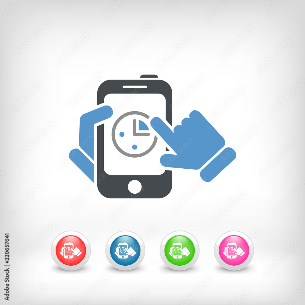 Smartphone clock Smartphone clock