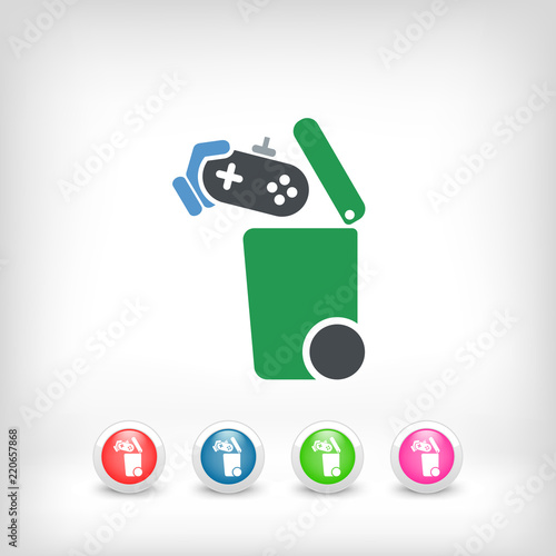 Separate waste collection icon