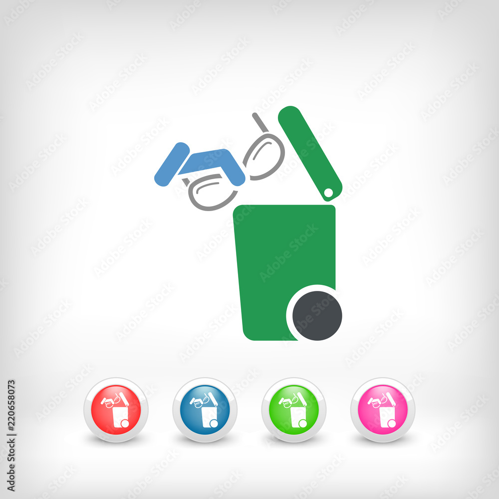 Separate waste collection icon Separate waste collection icon