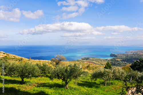 A beautiful view of Visicari  marine area of Castellammare del Golfo