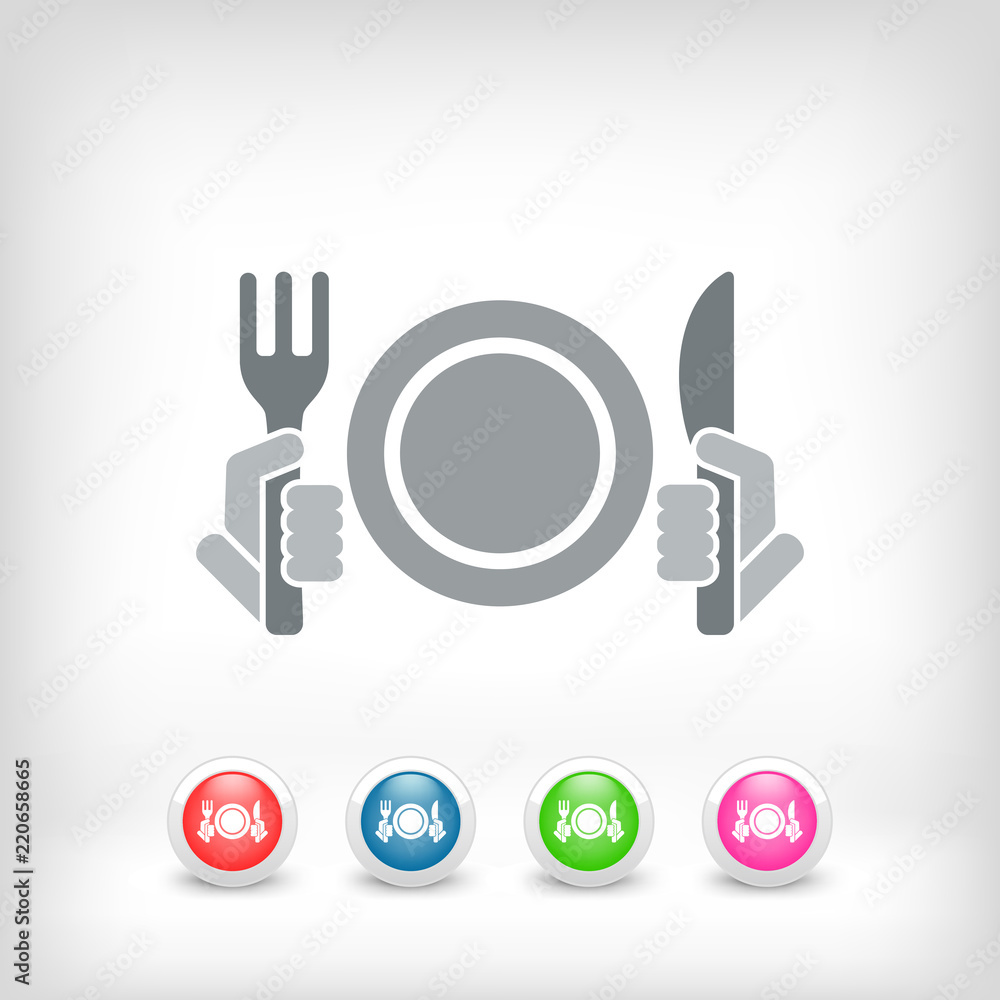 Fototapeta premium Restaurant icon