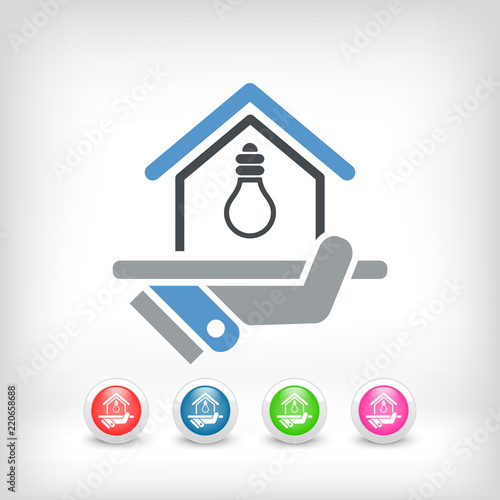 Electricity supply icon