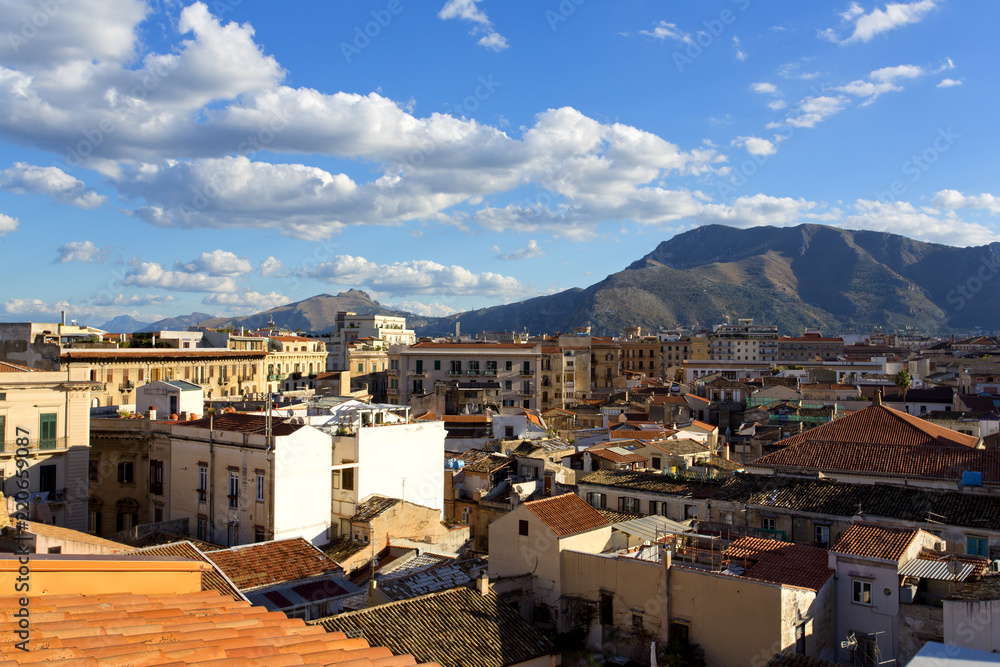 Cityscape of Palermo, Sicily