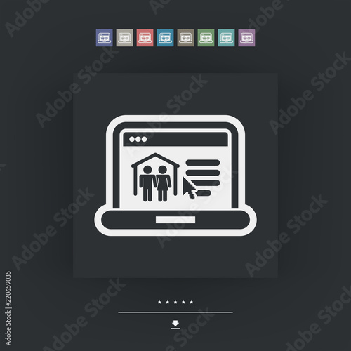 Real estate website icon