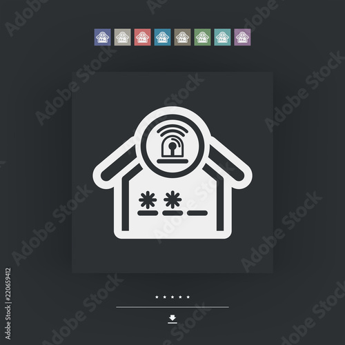 House alarm icon