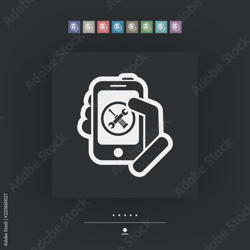 Smartphone setting icon