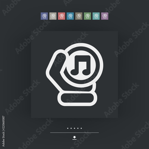 Musical note icon