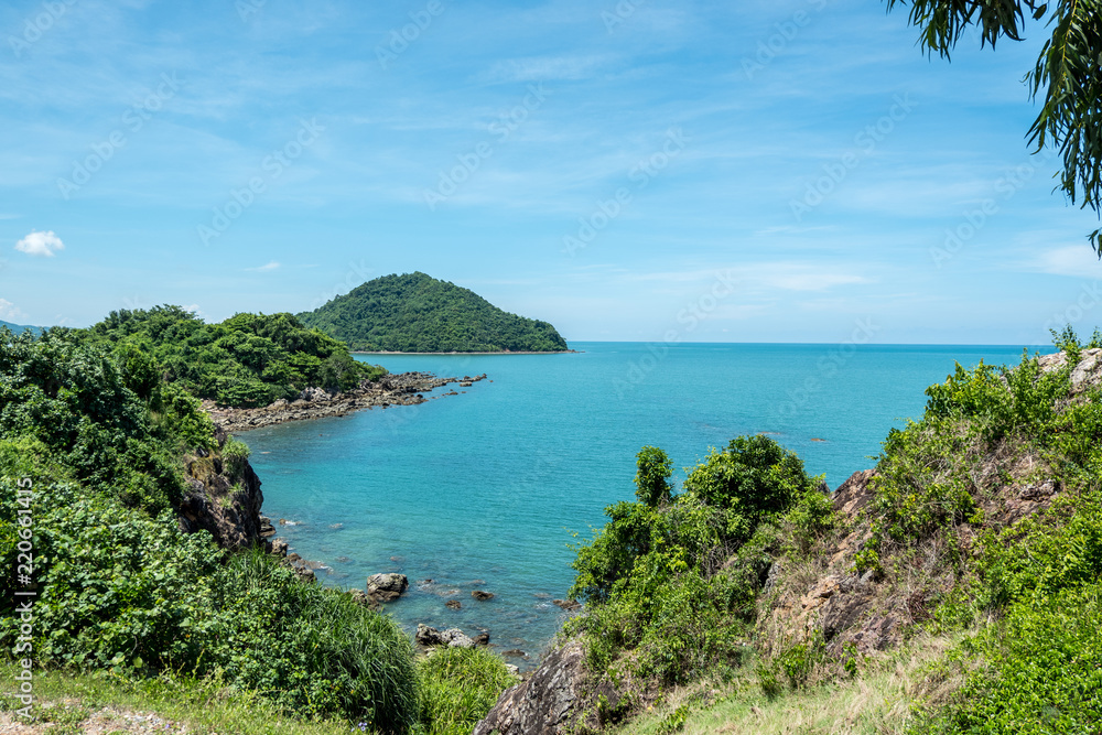 Beautiful island view from the mountain Beautiful island view from the mountain