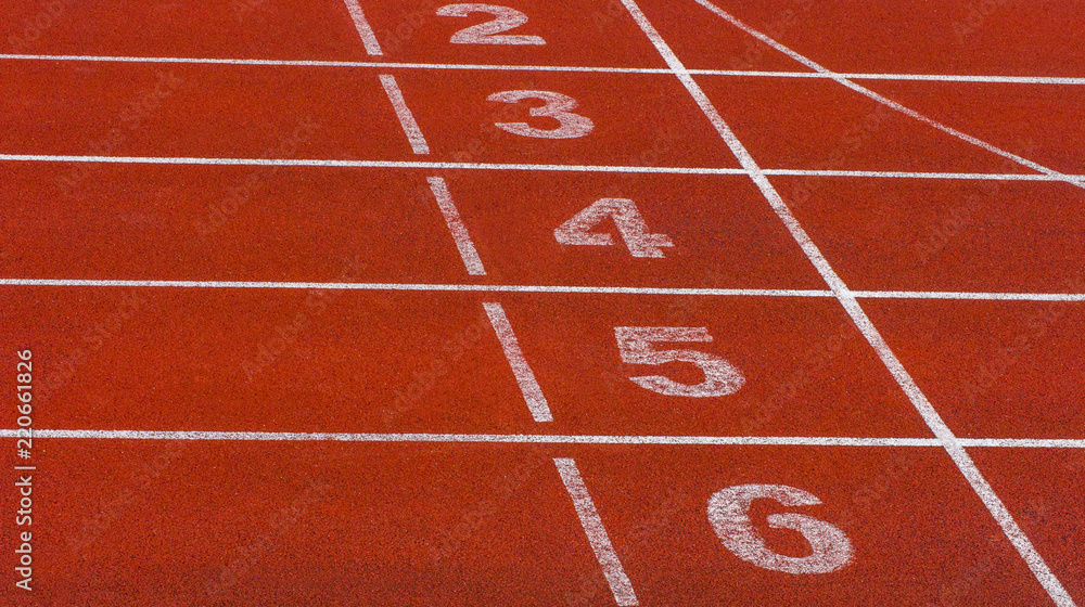 Track and field sports venues of the runway Track and field sports venues of the runway