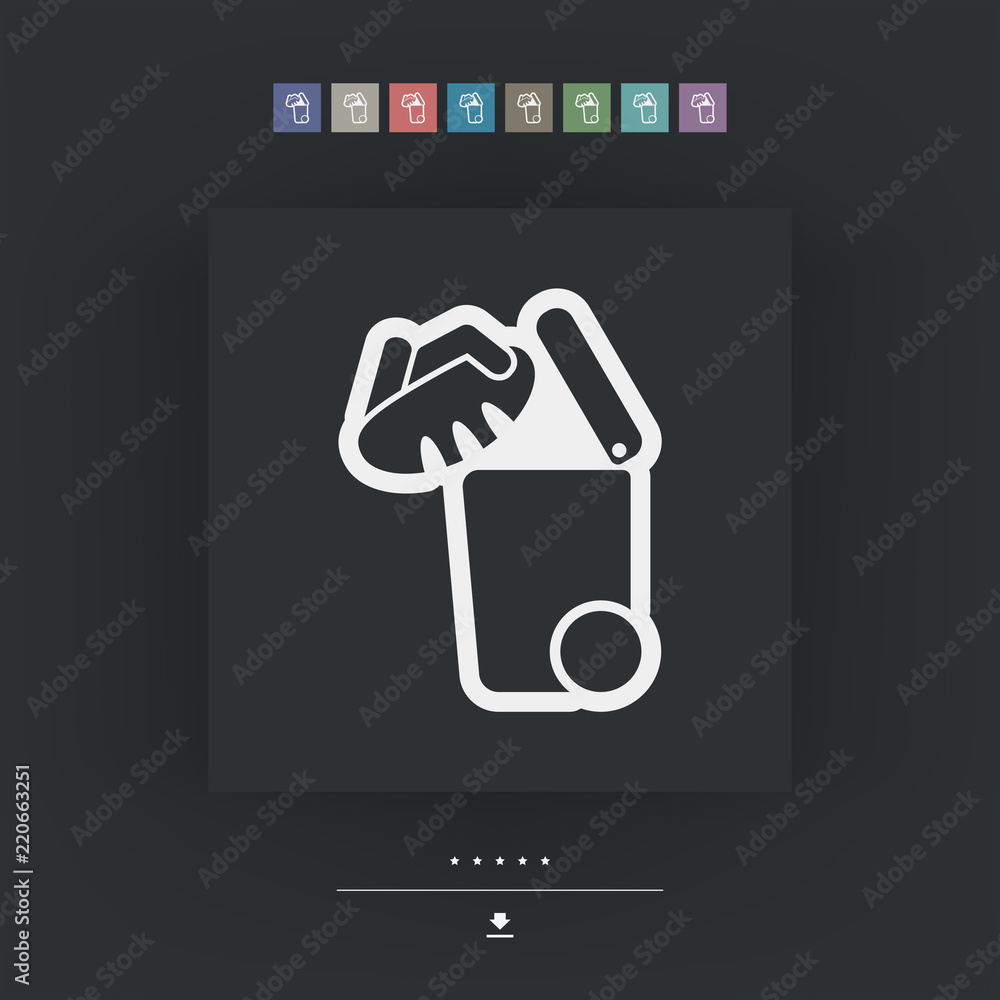 Separate waste collection icon Separate waste collection icon