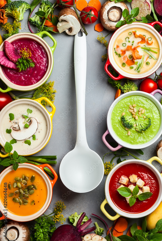 Vegetable cream soups Vegetable cream soups