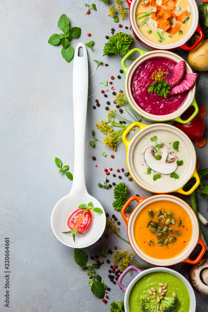 Vegetable cream soups Vegetable cream soups