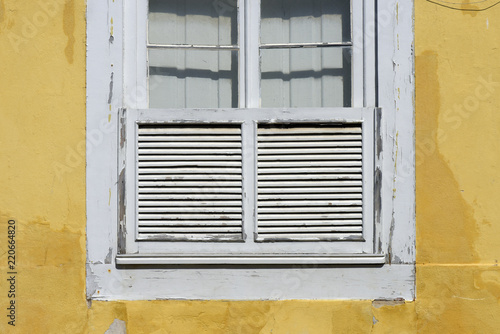 Detail of window of ancient residence