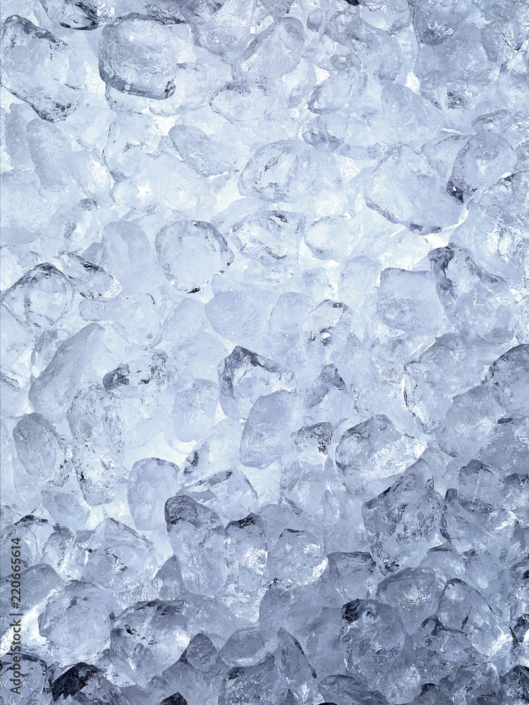 Ice cubes background