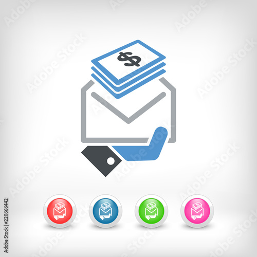 Envelope containing money (Dollars)