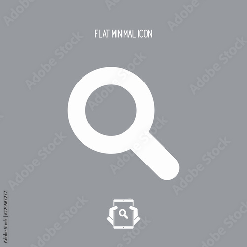 Zoom - Vector flat minimal icon