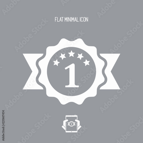 Top rating - Vector flat minimal icon