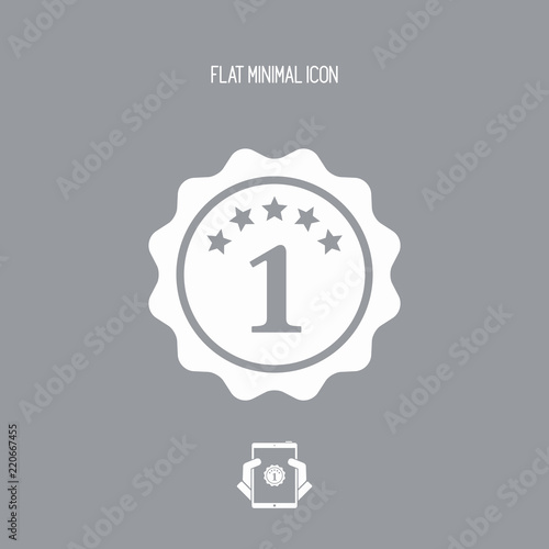 Top rating - Vector flat minimal icon