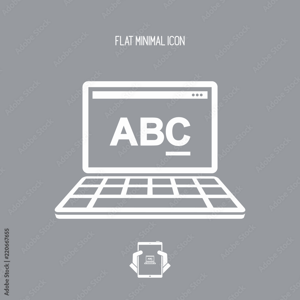 Text editor software icon Text editor software icon