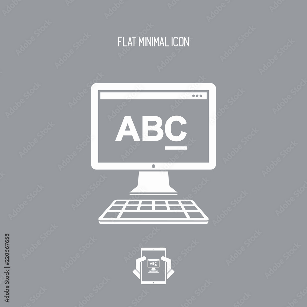 Text editor software icon Text editor software icon