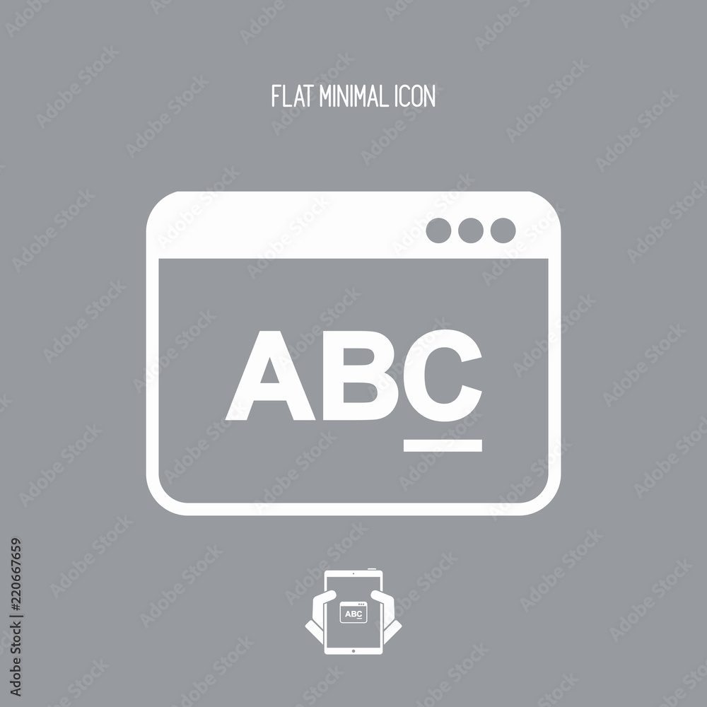 Text editor software icon Text editor software icon
