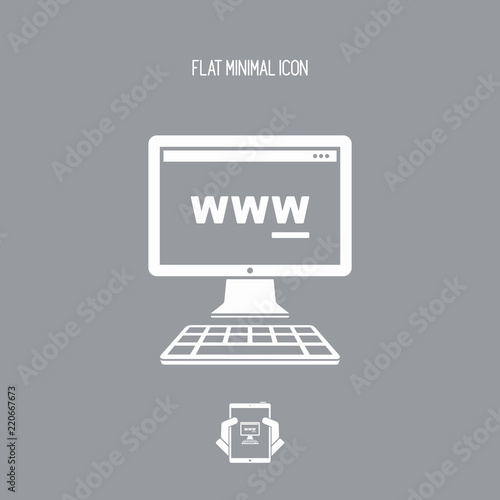 Web browser panel icon