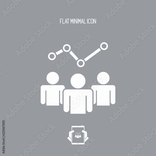 Analytical Services flat icon